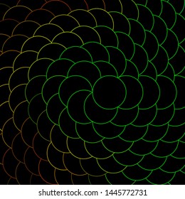 Dark Multicolor vector texture with circles. Abstract illustration with colorful spots in nature style. Pattern for websites, landing pages.