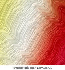 Dark Multicolor vector texture with circular arc. Colorful abstract illustration with gradient curves. Pattern for websites, landing pages.