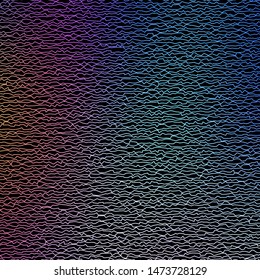 Dark Multicolor vector texture with circular arc. Colorful illustration in circular style with lines. Smart design for your promotions.