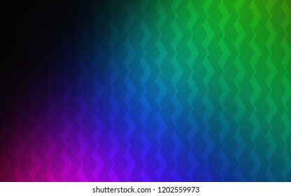 Dark Multicolor vector texture with colored lines. Colorful shining illustration with lines on abstract template. Pattern for your busines websites.