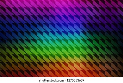 Dark Multicolor vector texture with colored lines. Blurred decorative design in simple style with lines. Smart design for your business advert.