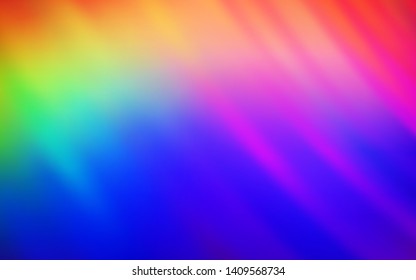 Dark Multicolor vector texture with colored lines. Colorful shining illustration with lines on abstract template. Smart design for your business advert.