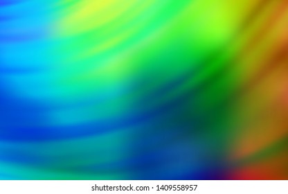 Dark Multicolor vector texture with curved lines. Modern gradient abstract illustration with bandy lines. A new texture for your  ad, booklets, leaflets.