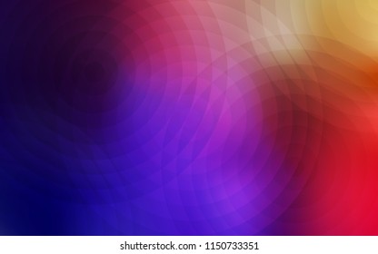 Dark Multicolor vector texture with disks. Glitter abstract illustration with blurred drops of rain. Pattern can be used for ads, leaflets.
