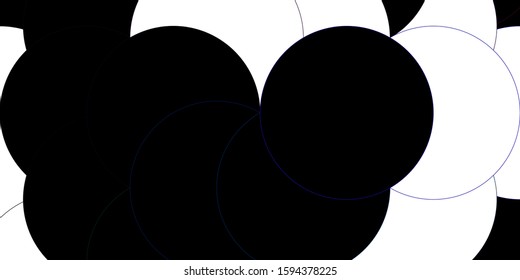 Dark Multicolor vector texture with disks. Abstract colorful disks on simple gradient background. Pattern for booklets, leaflets.