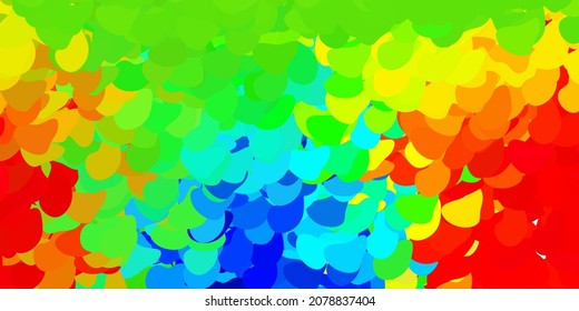 Dark multicolor vector texture with memphis shapes. Simple design in abstract style with gradient forms. Smart design for your business.