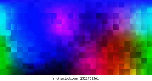Dark multicolor vector texture with memphis shapes. Simple design in abstract style with gradient forms. Simple illustration for your web site.