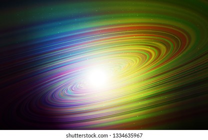 Dark Multicolor vector texture with milky way stars. Blurred decorative design in simple style with galaxy stars. Pattern for astronomy websites.