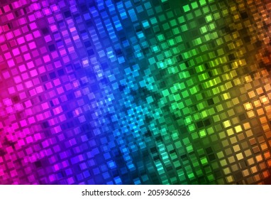 Dark Multicolor vector texture in rectangular style. Decorative design in abstract style with rectangles. Modern template for your landing page.