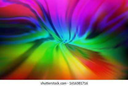Dark Multicolor vector texture with wry lines. Shining colorful illustration in simple style. Template for cell phone screens.