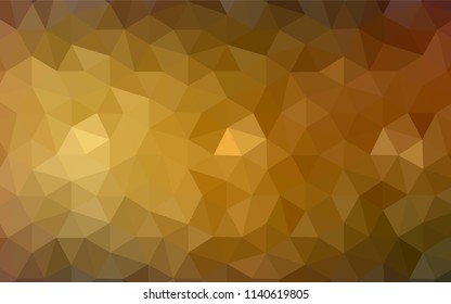 Dark Multicolor vector triangle mosaic template. Creative illustration in halftone style with triangles. New template for your brand book.