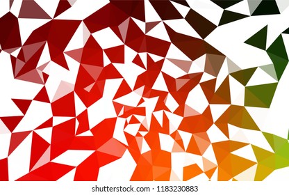 Dark Multicolor vector triangle mosaic texture. A completely new color illustration in a polygonal style. New template for your brand book.