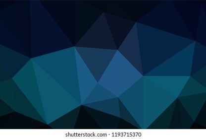 Dark Multicolor vector triangle mosaic template. Colorful illustration in abstract style with triangles. A new texture for your web site.