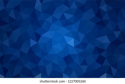 Dark Multicolor vector triangle mosaic texture. A completely new color illustration in a polygonal style. Textured pattern for your backgrounds.