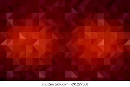 Dark Multicolor vector triangle mosaic background. Modern geometrical abstract illustration with gradient. Triangular pattern for your business design.