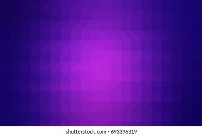 Dark Multicolor vector triangle mosaic pattern. A completely new color illustration in a vague style. The template can be used as a background for cell phones.