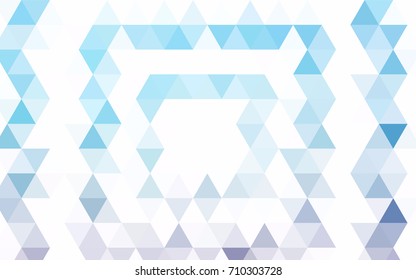 Dark Multicolor vector triangle mosaic background. Geometric illustration in Origami style with gradient.  A completely new template for your business design.