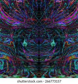 dark mysterious abstract ebru pattern