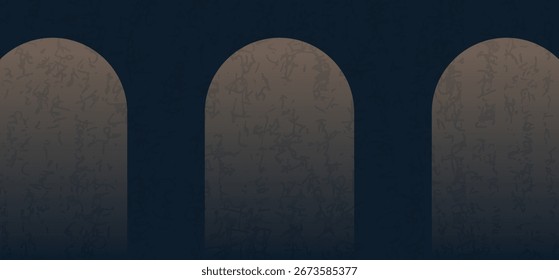 Dunkler mystischer horizontaler abstrakter Vektorhintergrund. Texturdesign für Dekor, Tapeten, Hintergründe oder Abdeckungen.