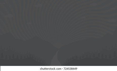 dark nature background night concept vector art