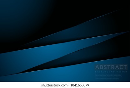 Fondo azul marino oscuro con forma abstracta moderna.