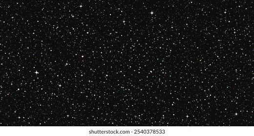 Nebulosa escura. Textura de vetor de espaço