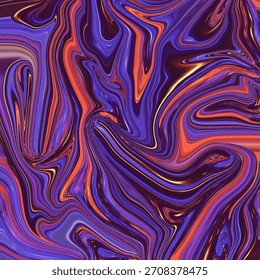 Textura marmoreada abstrata de néon escuro com linhas coloridas brilhantes, fundo artístico para projetos de design gráfico futurista arrojado.
