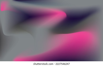 Dark Neon Pink Black Creepy Vector. Multicolor Colorful Office Background. Smooth Surface Backdrop. Red Rose Rainbow Blurred Texture Illustration. Blank Trendy Horizontal Lines Backdrop Wallpaper.