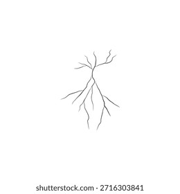 Ilustração do núcleo neural escuro simbolizando atividade cerebral intensa, foco mental e poder do sistema nervoso central.