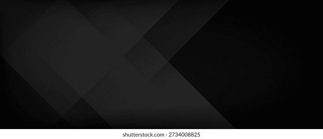 Dark neutral background for wide banner, design template - digital illustration