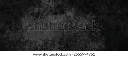 Dark and Neutral Grunge Background with Deep Charcoal Patterns and a Timeless Cement Wall Appearance
