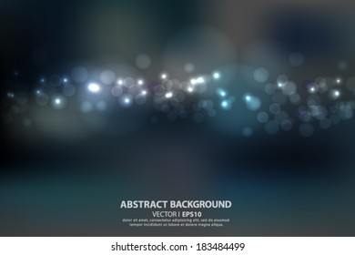 Dark night background with bright stars Vector EPS 10 illustration.