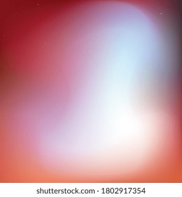 Dark night blurred sky with shining stars and nebulas in deep space. Abstract astronomic illustration with colorful gradient background. Fantasy vector template for different projects. EPS10