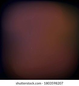 Dark night blurred sky with shining stars and nebulas in deep space. Abstract astronomic illustration with colorful gradient background. Fantasy vector template for different projects. EPS10
