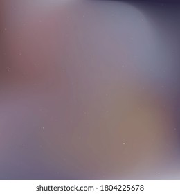 Dark night blurred sky with shining stars and nebulas in deep space. Abstract astronomic illustration with colorful gradient background. Fantasy vector template for different projects. EPS10