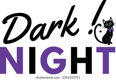 Dark Night - Halloween design