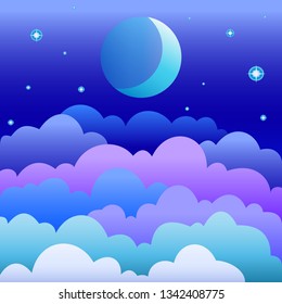 dark night sky