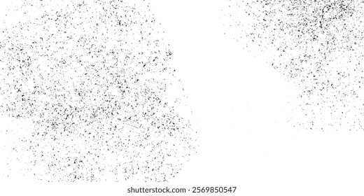 Dark Noise Granules. Digitally Generated Image. Vector Design Elements, Illustration, Distress urban used texture