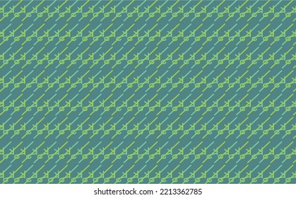 Patrón vectorial de líneas diagonales azul oscuro del océano. Patrón de batik moderno. Adecuado para plantilla de diseño y fondo.