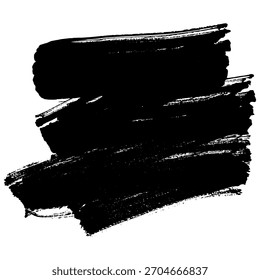 Los trazos de pincel negro oliva oscuro crean una textura de fondo negro para los diseños
