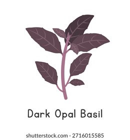 Ilustração plana do vetor do desenho animado da manjedoura opal escura isolada no fundo branco