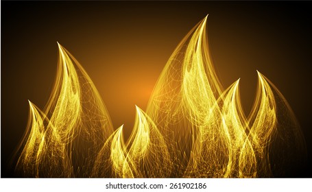 Dark orange Abstract fire background.