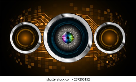 Dark orange Abstract light lamps background for Technology computer graphic website internet and business.. Screen on stage. Vector illustration.Spot Effect. neon. point, platform, Spotlights
