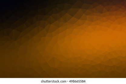 Dark orange abstract mosaic background. Shining illustration, which consist of triangles. Triangular pattern for your business design.