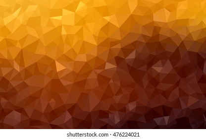 Dark orange abstract mosaic template. Shining colored illustration in a brand-new style. Brand-new style for your business design.