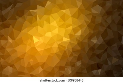 Dark orange abstract mosaic template. Glitter abstract illustration with an elegant design. The template can be used as a background for cell phones.