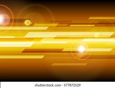 Dark orange abstract tech vector design background