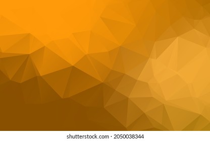 Fondo de color naranja oscuro, efecto moderno de poli bajo oscuro con gradiente abstracto para el fondo.