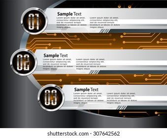 dark orange black silver Web Design Website Elements Template for graphic internet. text box. label. info graphics. metal. card. pixel. Metals, alloys, steel, aluminum. button. infographics