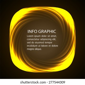Dark orange blue red circle Light Abstract Technology background for computer graphic website internet business. text box. Brochure. card. banner. label. info graphics.